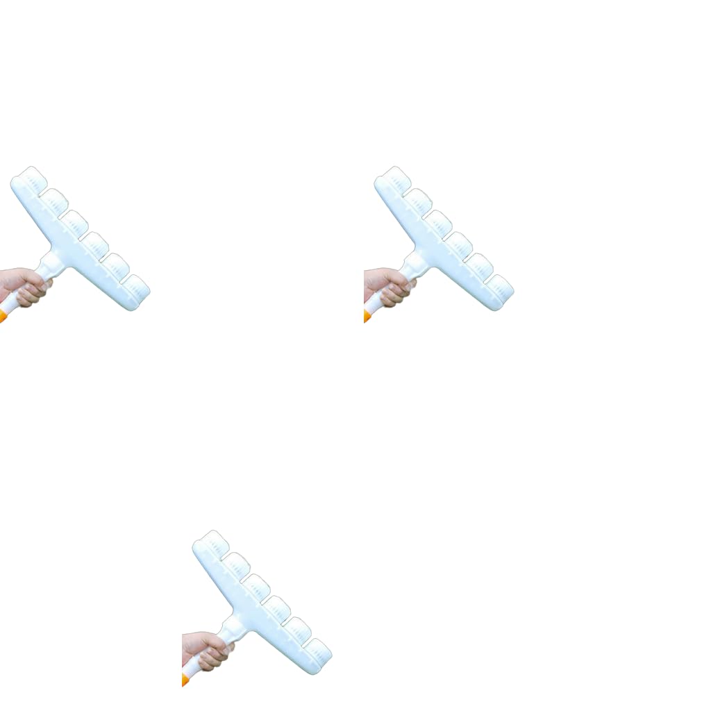 Supvox Garden Water Pipe Sprayer for Lawn and Plant Irrigation with 6 Nozzle ABS Design 3PCS