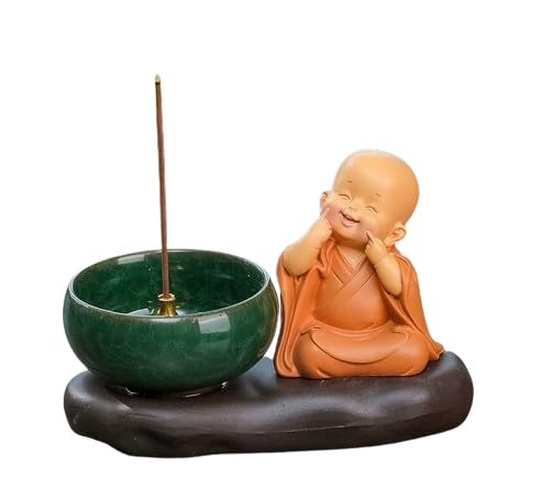 HASTHIP® Indoor Incense Burner Tea Ceremony Ceramic Craft Line Incense Sandalwood Burner Decoration Plate-Multicolor