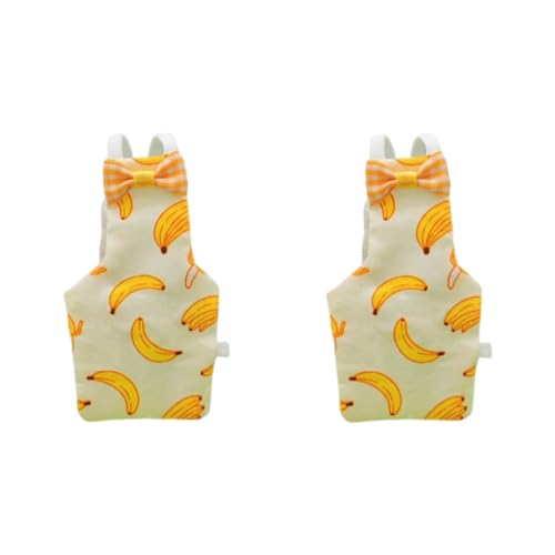 ZIBUYU® Bird Diaper Parrot Washable Diapers, Parrot Flight Suit, Reusable Nappies for Parakeet Cockatiel Mini Macaw Budgie Canary 2 Pcs