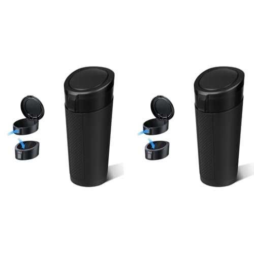STHIRA® Car Trash Can Portable Garbage Container Waterproof Bin 2PCS