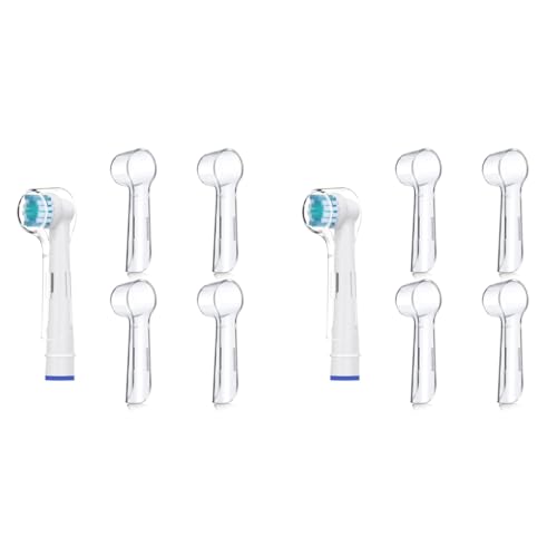HANNEA® 8PCS Toothbrush Covers for Oral B iO Replacement Heads Caps Compatible with Pro1000 Electric Toothbrushes Protection Travel Home Case Only