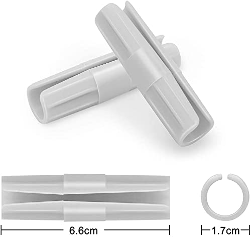 HASTHIP Sheet Clips Fastener for Bed Sheets with Secure ABS Grip 10pcs | White Adjustable Holders