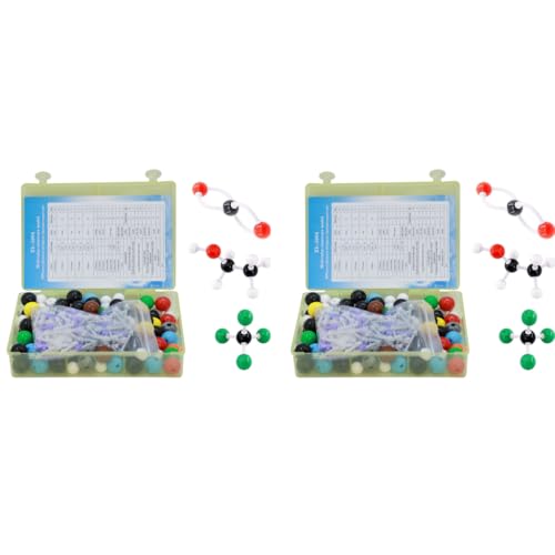 PATPAT® Chemistry Kit Molecular Model 534PCS 3D Structure Set Ball-and-Stick Models for Class Science Kids School Supplies Organic Learning