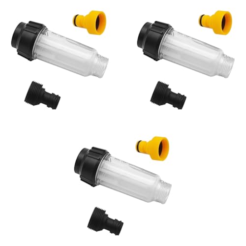 STHIRA® Compatible with Kärcher Pressure Washer Filter Kit Includes Inlet Water Quick Connector Adapters Replacement Accessories 3 PCS