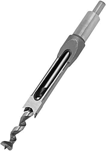 HASTHIP Mortising Chisel Square Hole Drill Bits for Wood 8–16mm with U-Shaped Core | High-Speed Steel
