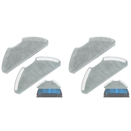 HASTHIP® Compatible with Mi Robot Vacuum Mop 2i 2 Pro Microfiber Mops Cloth Vacuum Cleaner for Mop-P Replacement for Wet and Dry Cleaning Pack of 4PCS