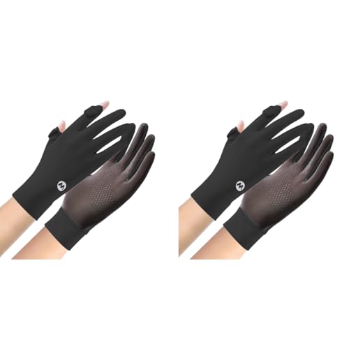 SANNIDHI® Hand Gloves Sun Protection Women Bike 2PCS