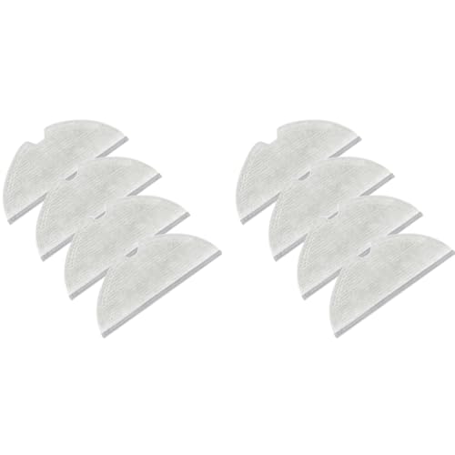 HASTHIP® 8PCS Replenishment Kit Mop Cloth for Dreame D9 Pro Max F9 L10 Robot Vacuum Cleaner Replacement Accessories Cleaning Tools Washable Reusable Absorbent Mop Pad
