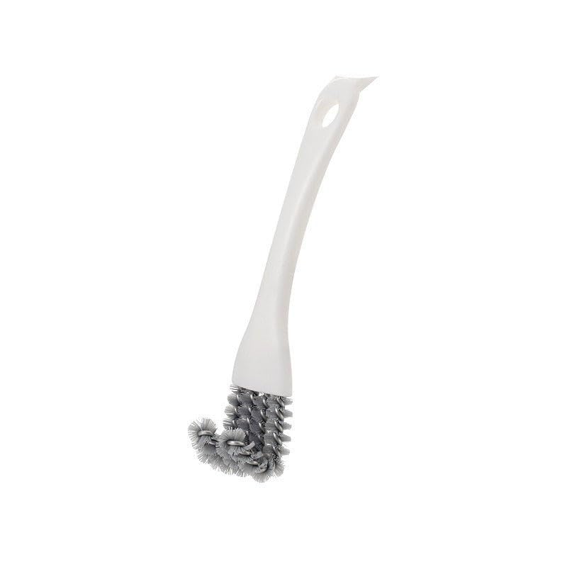 HASTHIP® Stove Cleaning Brush, 2-in-1 V Shaped Hook Head Small Gas Cleaning Brush for Kitchen Gaps & Crevices, White