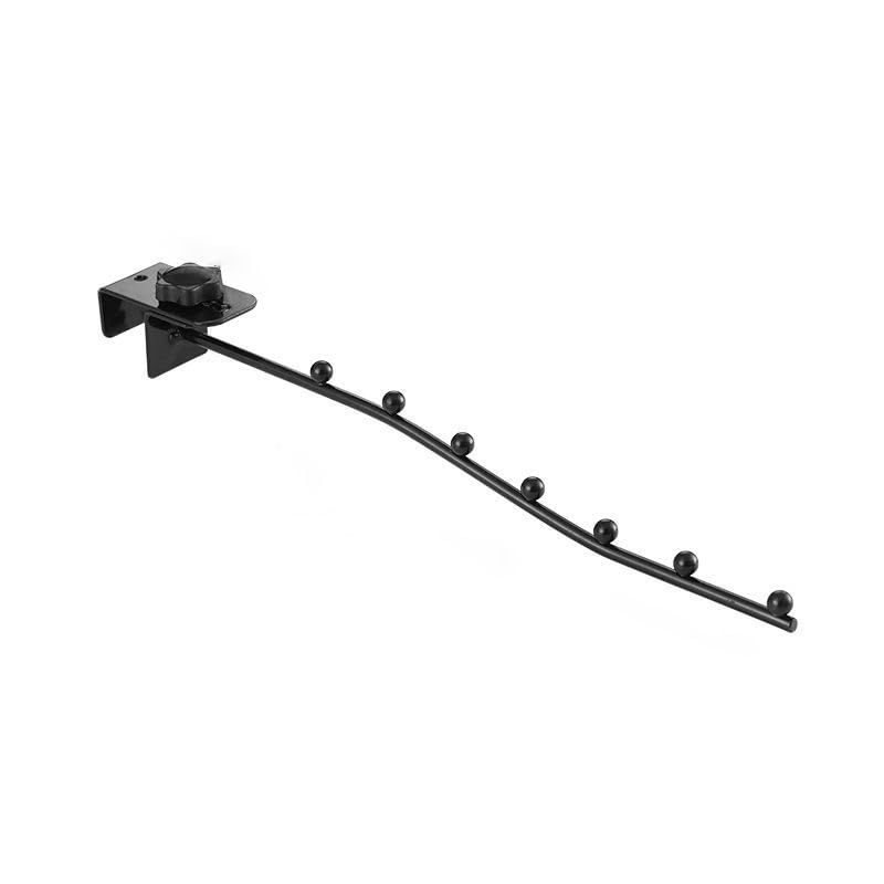 HASTHIP® 11.8'' Hanger Rack with Clamp Mount, 7 Ball Hooks Clothes Han ...