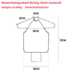 SNOWIE SOFT® Baby Bib Waterproof Feeding Bib with Dining Booster Seat Cover, Toddler High Chair Cover Baby Bib for Baby 6-36 Months