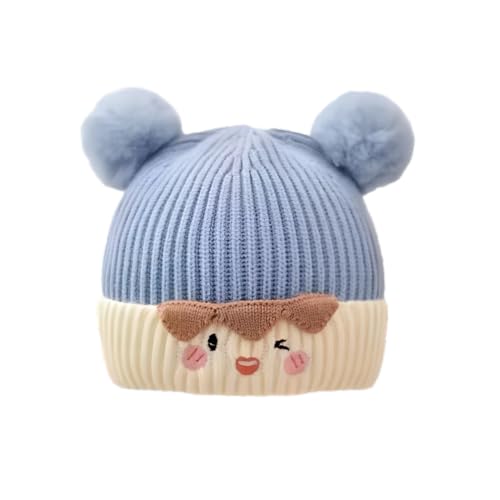 ZIBUYU® Boy Girl Beanie Hat Knit Earflaps Winte