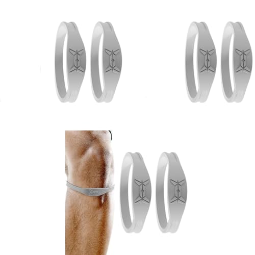 Proberos® 3 Pairs Patella Support Knee Cap Brace Silicone Bands for Pain Relief Lightweight Design Basketball Running Tennis Weightlifting Unisex