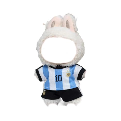 FANCYKU® Outfit for Doll, 2-Piece Top & Pants Set, Sporty Style for Dolls,17cm Doll Clothes