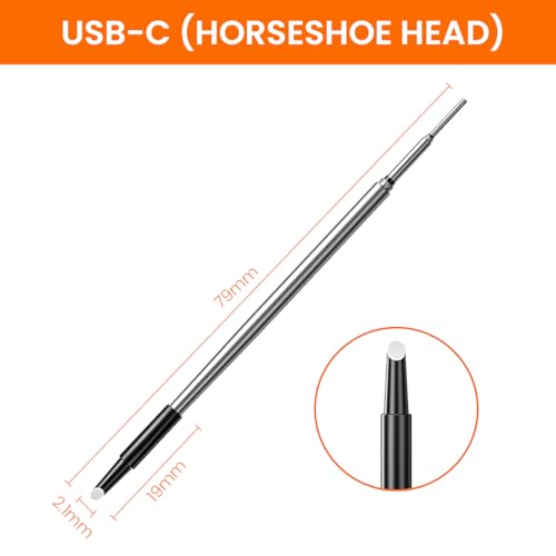 Serplex® LCD Cordless Soldering Iron Kit 1000mAh Rechargeable, Adjustable Temperature, with 2 Replacement Tips, for Electronics Repair, DIY Crafts, Scrapbooking, Planners, Welding Tool Set