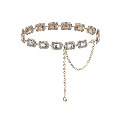 PALAY® Western Diamond Chain Belt
