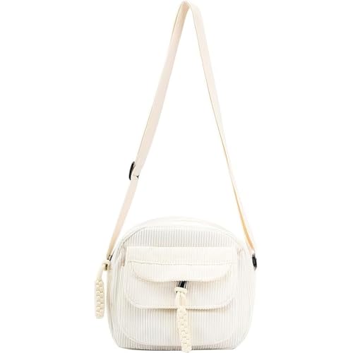 ZIBUYU® Small Cute Corduroy Crossbody Bag