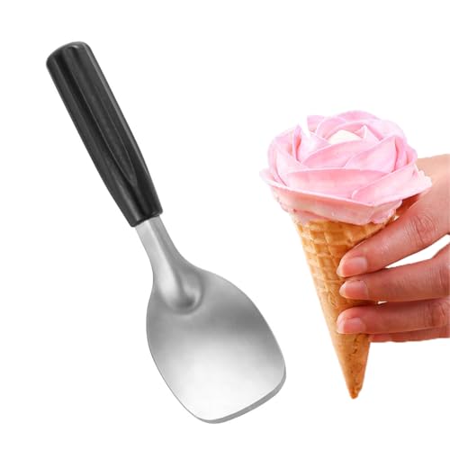 HASTHIP® Stainless Steel 18/8 Espresso Frothing Spade & Ice Cream Spade Bakelite Handle