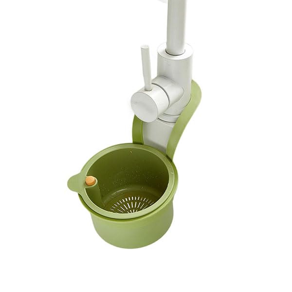 Supvox® Kitchen Sink Strainer with, Food Waste Filter Basket, Silicone Washing Vegetables and Fruits Drying Bag Holder