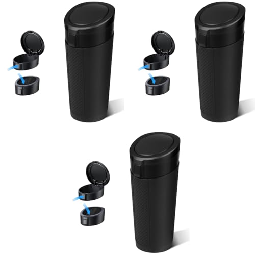 STHIRA® Car Trash Can Portable Garbage Container Waterproof Bin 3PCS