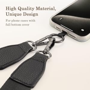 ZORBES Phone Shoulder Strap for Travel with Removable PU Cash Bag | Adjustable Polyester Design