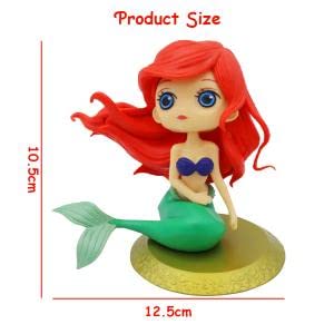 HASTHIP Mermaid Desk Decor for Fairy Garden and Cake Topper featuring 4.7 in PVC Doll | Cute Gift
