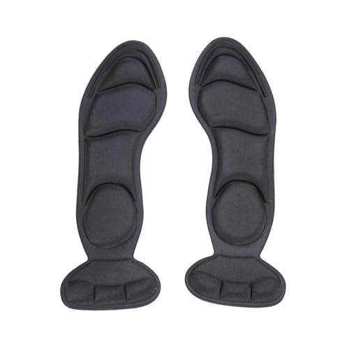 ZIBUYU® High Heel Insoles for Comfort Black Sponge Heel Grips Protectors