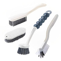 HASTHIP® 2Pcs Scrubbing Brush Set, Soft Bristle Laundry Brush Long Handle Shoe Cleaning Brush, Household Scrub Brush for Clothes Shoes Dish Sink Bathtubs Tile Walls, etc.