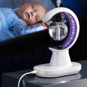 HANNEA Mosquito Repeller Lamp for Bedroom and Office featuring Humidifier and Night Light