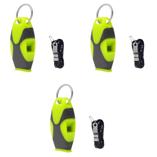 Proberos® Whistle for Sports Coach with Lanyard, Professioinal Sports Whistles, Whistle High Sound, hyper whistle For Referee, Coaches, Sports, Life Guard, Self Defense, Survival, Emergency uses 3 PCS