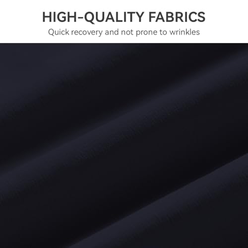 Venzina® UPF 50+ Sun Jacket for Men, Cool-Touch Zip-Up Long Sleeve with Breathable Back Mesh Vent, Clean Fit Men Outdoor Sun Jacket for Fishing, Driving, Hikingm, DarkBlue-XL