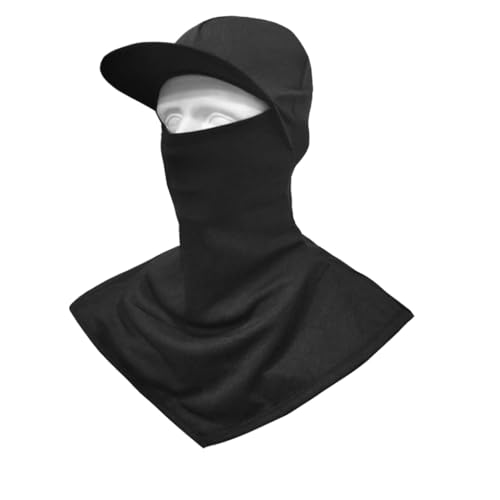 Proberos® Balaclava Sun Protection Breathable Brim Full Face Mask Cooling Fishing Boating Cycling Sun Mask for Men Black