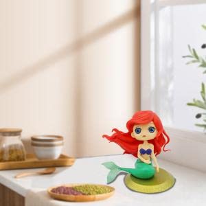 HASTHIP Mermaid Desk Decor for Fairy Garden and Cake Topper featuring 4.7 in PVC Doll | Cute Gift