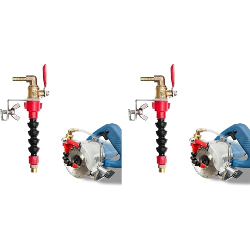 Serplex® Dust Remover Water Sprayer for Cutting Machine Flexible Nozzle Angle Grinders Spray System Improves Results Coolant Misting Attachment 2PCS