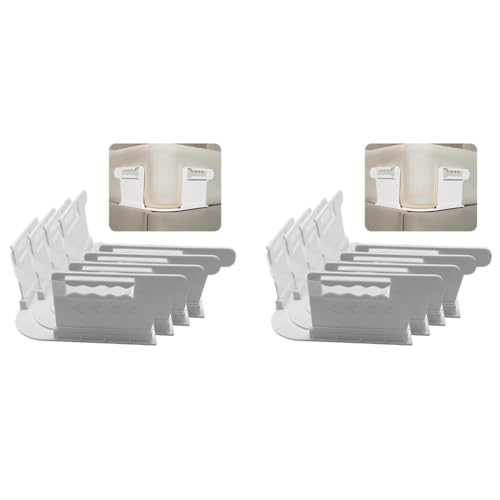 HASTHIP® Fitted Sheet Fasteners Set Invisible Bed Retainers Removable Holder Corner Anchor Clamps Locks Universal, Pack of 4 2PCS