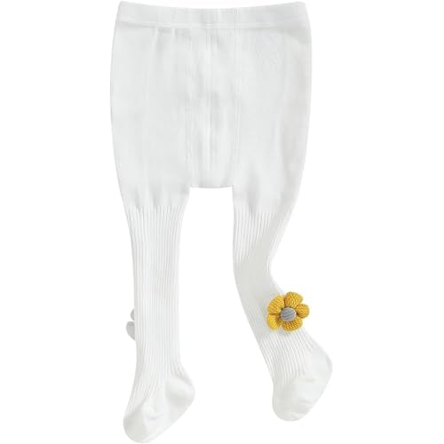 ZIBUYU® Toddler Girl Cable Knit Pantyhose Bowknot/