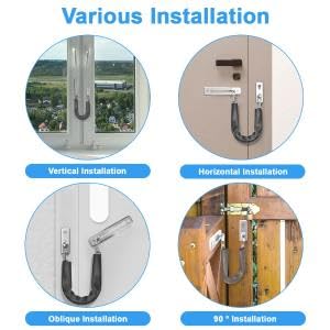 HASTHIP Security Door Chain Lock for Apartments with 6.2 in Chain and Screw Fix Design