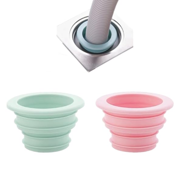 ZIBUYU® 2X Plastic Deodorant Sealing Plug for Kitchen Drain Pipe