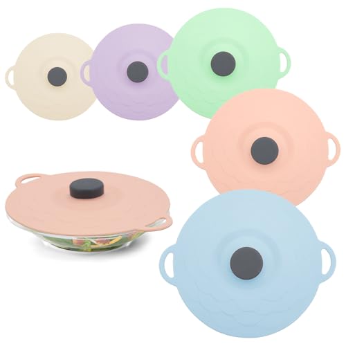 HASTHIP® 5 Pcs Silicone Lids Covers for Bowl