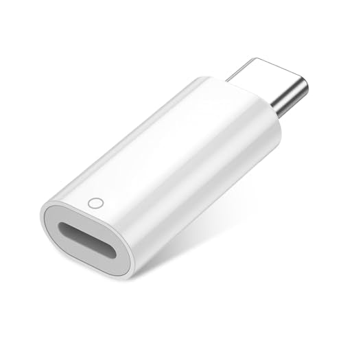 ZORBES® USB C to Pencil Adapter for Apple Pencil 1st Gen, USB-C Male to Pencil Charging Adapter for iPad 10th Generation Bluetooth Pairing Type C iPencil Charger Connector for iPad 10 & Pencil 1st Gen