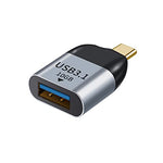 Verilux® Mini USB C to USB Adapter,Type C OTG,USB-C to USB 3.1 Female Adapter 10Gbps, High Speed Data Transfer for Laptop Mobiles Tablet Smartphone and Compatible C Type OTG Adapter Connector Devices