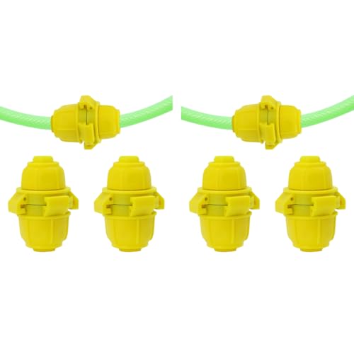 HASTHIP® Garden Hose Connectors Universal 3/4 inch to 1/2 inch Adapter Pipe Adaptors Water Junction Adaptor Pack of 2PCS