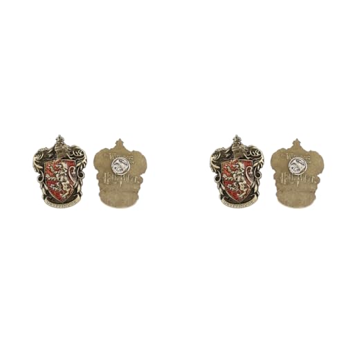 SANNIDHI® Gryffindor Badge for Boy Girl Women Men Zinc Alloy Brooch Costume Harry Potter Theme Cosplay Halloween Accessory Kids Gift Toy 2PCS
