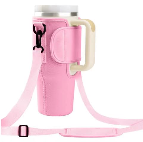 ZIBUYU® Stanley Cup Water Bottle Carrier Bag with Shoulder