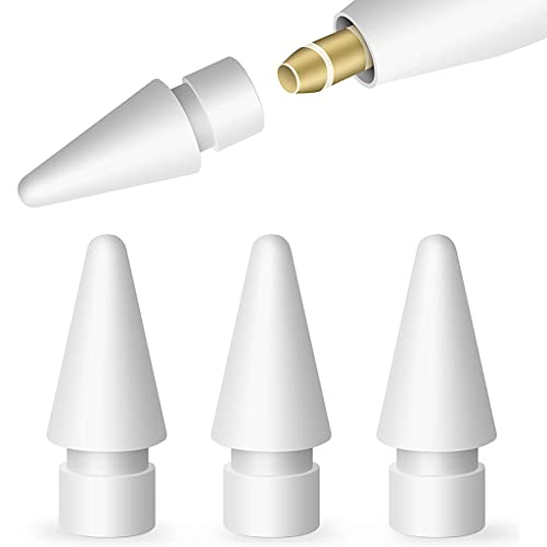 ZORBES® 4 Pack Replacement Nib for Apple Pencil 1st Gen & 2nd Gen, Pen Nibs for iPad Pro Pencil (Pencil Not Included)