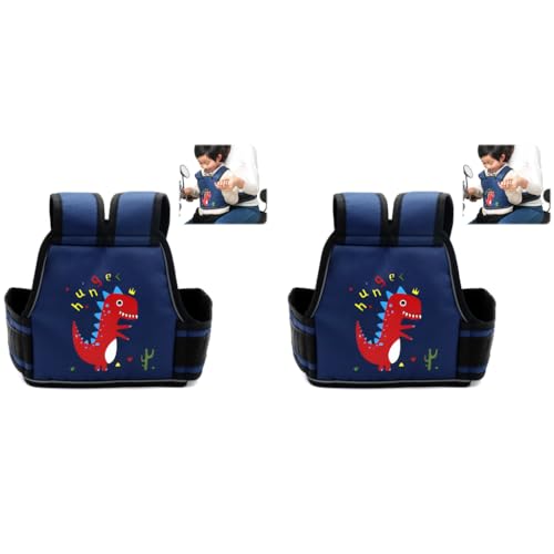 SNOWIE SOFT® Kids Safety Belt for Two Wheeler with Reflective Strips Portable Seat Belt Children Motorcycle Harness Adjustable for Boys Girls 2-12years 2 PCS