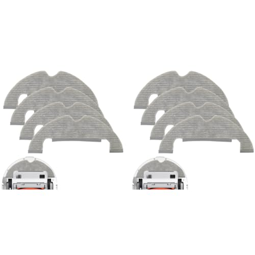 HASTHIP® Mopping Cloth for Mi Robot Vacuum Cleaner X10 Microfiber Absorbent Wet Dry Use Mop Replacements 2PCS