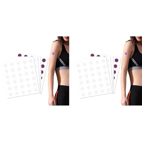 HANNEA® Sunscreen Applicator Sunscreen Patches Reminder UV Patches For Dots Stickers 240PCS Sunburn Alert
