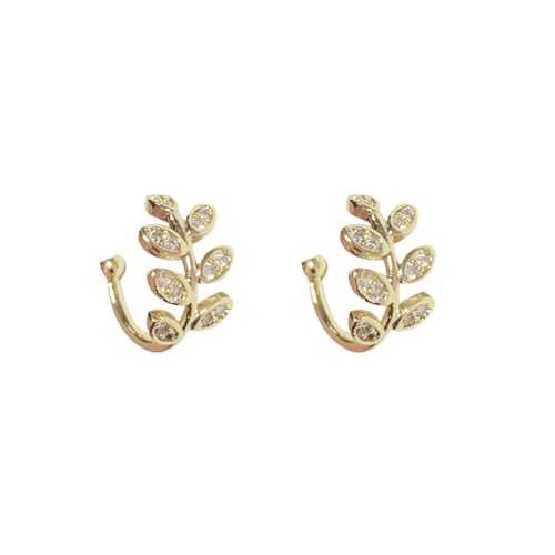 ZIBUYU® Leaf Cuff Earrings C Shape Leaf Ear Cartilage