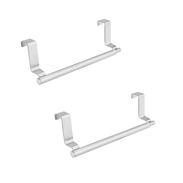 HASTHIP® 2PCS Contemporary Stainless Steel Scalable Kitchen Towel Hook